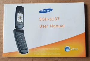 Samsung sgh-a137 Manuel UNIQUEMENT Guide (PAS DE TÉLÉPHONE) (B3) - Photo 1 sur 1