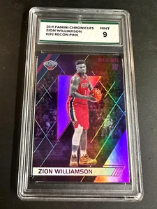 Zion Williamson 2019-20 Panini Chronicles Recon rosa novato radiocontrol #292 spa 9 como nuevo - Imagen 1 de 2
