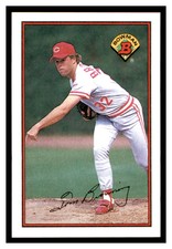 1989 Bowman #306 TOM BROWNING Cincinnati Reds