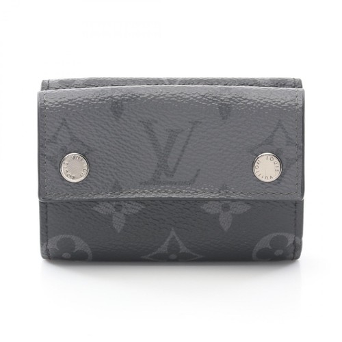 LOUIS VUITTON（LV） Portafoglio compatto LOUIS VUITTON Discovery M45417 Monogram tela eclissi nero