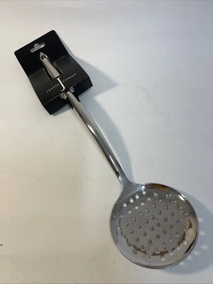 Jasper Conran Kitchen Stainless Steel Skimmer Straining Spoon BN 40cm - Image 1 of 4