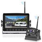 Wireless 7" Monitor Magnetic Base Battery Powered Rear View Backup Cam For Truck