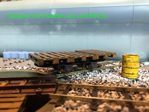 Fahrwerk für Feldbahn Lore Spur 1F langer Radstand - Bild 1 von 2