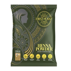 FIRST PLANT - Premium Rajasthani HENNA POWDER, 100% ORGANIC Henna with GI Tag FS - Picture 1 of 9