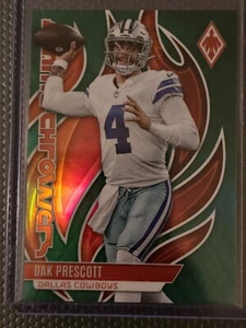 2023 Panini Phoenix DAK PRESCOTT ssp /25 🔥 Flame Throwers Green #FLA-8 Cowboys - Picture 1 of 2