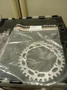 Rennen Pentacle 5-Bolt Chainring - Silver - 37T - BMX - RACE - RACING - Picture 1 of 5