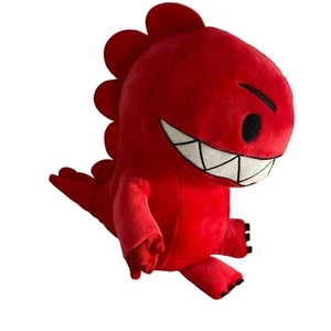 Juguete de peluche rojo Kohl’s Cares Toothy Dinosaur vs Bedtime 12" #557 - Imagen 1 de 6