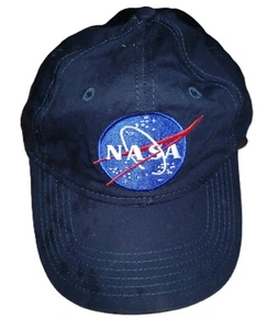 H3 Headwear NASA LOGO Flat Bill Black Hat SnapBack Cap Adjustable - Bild 1 von 6