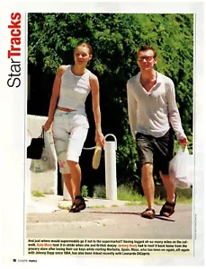 Model Kate Moss & Deejay DJ Jeremy Healy Groceries Spain magazine CLIPPING photo - Imagen 1 de 1