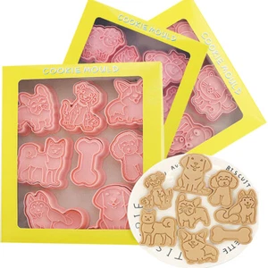 8PCS Farm Cake Tools Cookie Cutter Set Cutters Biscuit Mold Stamp Fondant Mould - Picture 1 of 13