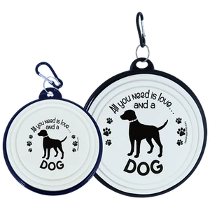 Pet Dog Travel Bowls - small and large dogs - 56 designs available - Picture 1 of 57