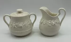 Wedgwood von Etrurien & Barlaston geprägt Queensware Sahne & Zucker (M) - Bild 1 von 16