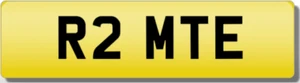 MTE RR RRM TE ME R2 Private CHERISHED Registration Number  5 DIGIT MTE Plate - Picture 1 of 1