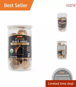 Gourmet USDA Organic Black Garlic - 8.8oz Pack of 6 Whole Bulbs, Ready to Eat - Picture 1 of 7
