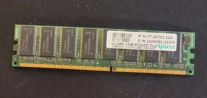Apacer 512MB UNB PC2100 CL2 - Picture 1 of 2