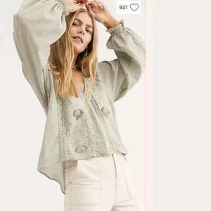 Top bordado Free People $128 Sivan, M - Imagen 1 de 4