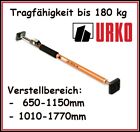 URKO Teleskopsttze Bausttze 650-1150mm / 1010-1770mm bis 180 Kg Tragkraft
