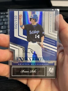 2007 Donruss Elite Extra Brian Rike Century RC SP Rookie Autograph Auto /100 #9 - Bild 1 von 2