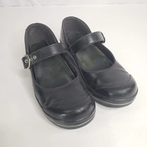 DANSKO Professional Black Fabric Mary Jane Clogs Slip Resistant Size 37 US 6 - Picture 1 of 5