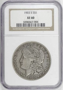 1903-S Morgan Silver Dollar $1 NGC XF40 [BN006] - Picture 1 of 4