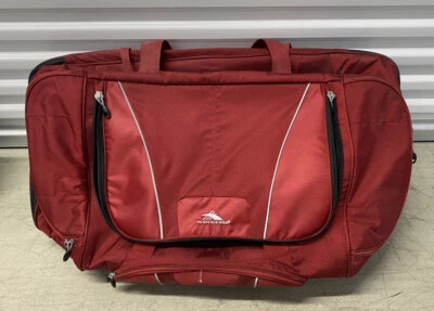 Bolsa de viaje High Sierra 34" con fondo caído roja difícil de encontrar usada en excelente estado EN304 Foto 1 de 4
