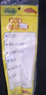 复古 Gibbs Cod Buster 夹具 6 1/2 盎司 6 1/2 英寸紫色全新旧货 — 第 1/3 张图片