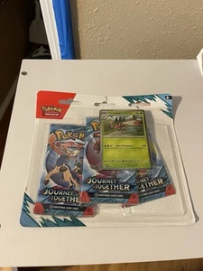 Pokemon Scarlet & Violet: Journey Together 3-Pack Booster Blister - Yanmega - Picture 1 of 2