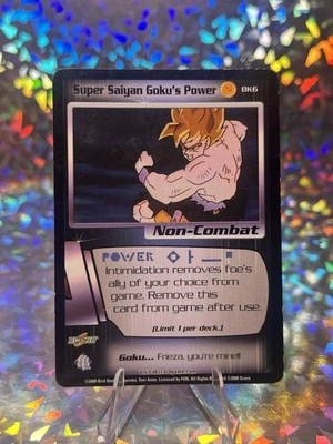 DBZ Dragon Ball Z Super Saiyan Goku's Power BK6 CCG Limited Promo Burger King MP - Image 1 of 2
