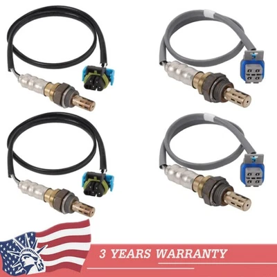 4pcs Oxygen O2 Sensor Up+Down For 2008-2012 Chevrolet Silverado 2500 3500 6.0L - Image 1 of 4