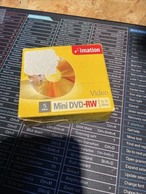 NEW SEALED IMATION DVD-RW VIDEO DATA PACK JEWEL CASES SEE PICS - Image 1 of 4