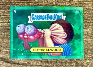 2024 Topps Garbage Pail Kids Sapphire Green Refractor /99 Elastic Elwood 272a - Bild 1 von 1