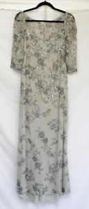 BADGLEY MISCHKA 100% Seide Perlen Kleid Größe 4 - Bild 1 von 12