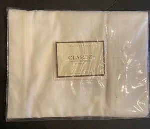 POTTERY BARN Hotel Table Runner 100% Cotton White 16 X 108 Inches NEW  NIP - Picture 1 of 5