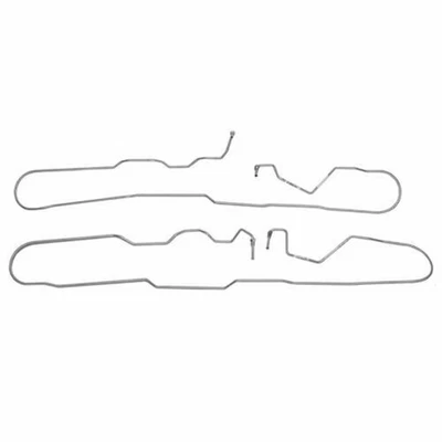 Se adapta a Chevy Silverado 2007-18 cabina extendida/plato corto líneas de freno intermedias TIN1401SS Foto 1 de 2