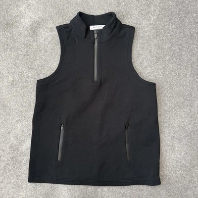 Chaleco Pullover Estándar BR Para Mujer XS Negro Sin Mangas 1/4 Bolsillos con Cremallera Atlético Foto 1 de 4