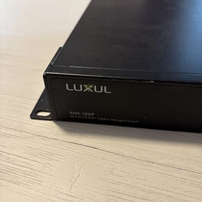 Luxul AMS-2616P 26 Port 16 PoE+ Fully Managed Gigabit Network Switch - Image 1 of 4