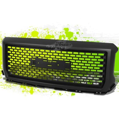 BLACK UPPER/HOOD ABS DENALI OE STYLE GRILLE FOR 14-15 GMC SIERRA 1500 GMT K2XX - Image 1 of 4