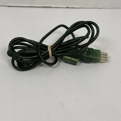 Original Xbox 7' Dark Green Controller Extension Cable Cord TESTED - Image 1 of 2
