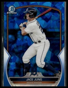 Jace Jung 2023 Bowman Chrome Sapphire Edition Prospects #BCP-215 Detroit Tigers - Picture 1 of 2