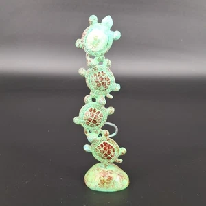 Tubo mancante pioggia tartaruga ottone fuso verde - Foto 1 di 9