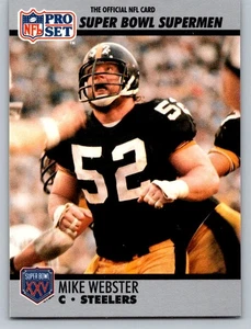 1990-91 Pro Set Super Bowl XXV Silver Anniversary #73 Mike Webster Steelers - Picture 1 of 2