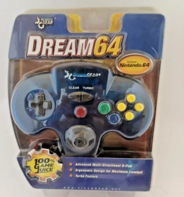 Dream 64 Controller For Nintendo 64 WITH  ADVANCED MULTI-DIRECTIONAL D-PAD - Image 1 of 2