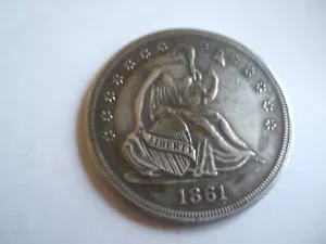 More details for confederate states of america 1861 half dollar  collectors  coin 