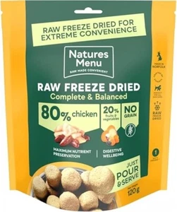Natures Menu gefriergetrocknetes Hundefutter 80/20 Huhn - 120g - Bild 1 von 3