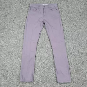 Pantalones chinos ajustados elásticos de color gris azul 16 Nautica para mujer 28x30* - Imagen 1 de 19