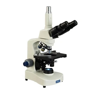 OMAX 40X-2500X 1080p HDMI Camera Darkfield Biological LED Microscope Live Blood - Picture 1 of 8