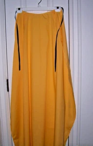 Superhero New Yellow Cotton Well Made Costume Cape Fits Adults Ties Accessory - Picture 1 of 2