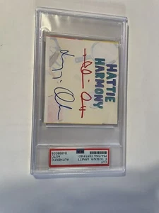 ELIZABETH OLSEN   PSA/DNA Certified Autograph Signed Cut - Picture 1 of 1
