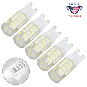 5x G9 Halogen LED Corn Bulb Lamp 6000K 2835 51-SMD Daylight Home Light 110-220V - Picture 1 of 14