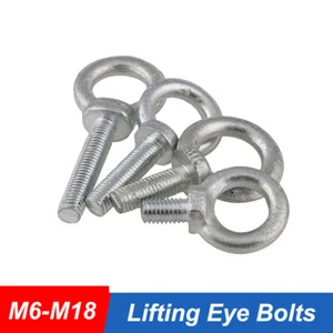 Ring Schraube Öse Schrauben Verzinkt M6 M8 M10 M12 M14 M16 M18 DIN 580 - Picture 1 of 9